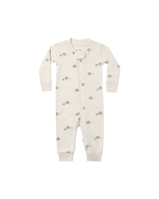 Quincy Mae Zip Long Sleeve Sleeper Hedgehog