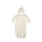 Quincy Mae Bamboo Baby Gown + Hat Set | Trees *Pre-Order*
