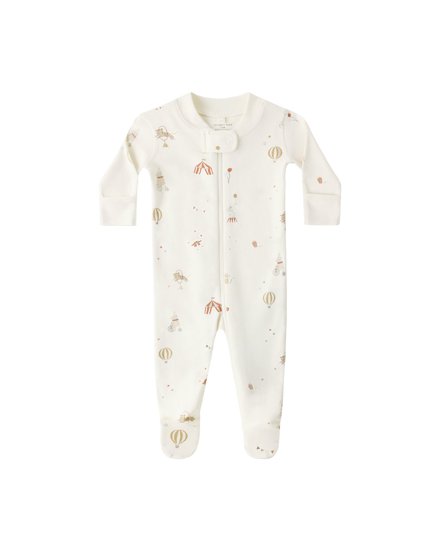 Quincy Mae Zip Long Sleeve Sleeper Footie Carnival