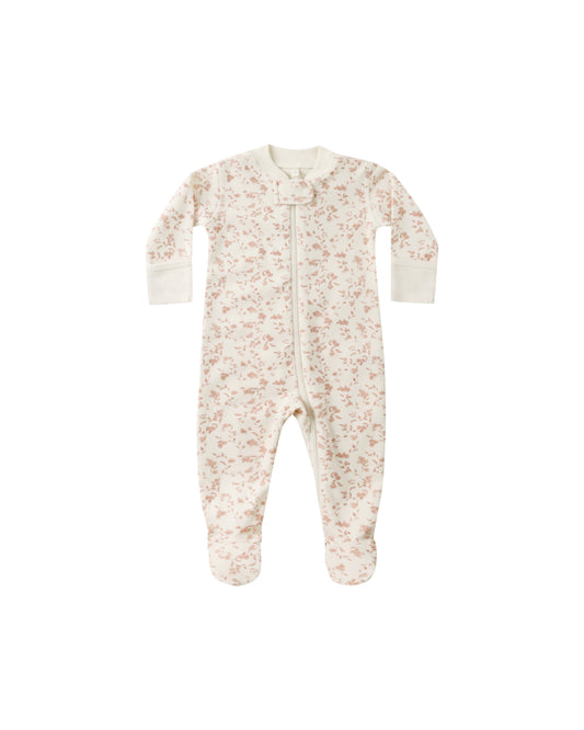 Quincy Mae Zip Long Sleeve Sleeper Footie | French Garden *Pre-Order*