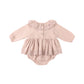 Quincy Mae   Thalia Romper | Rose *Pre-Order*
