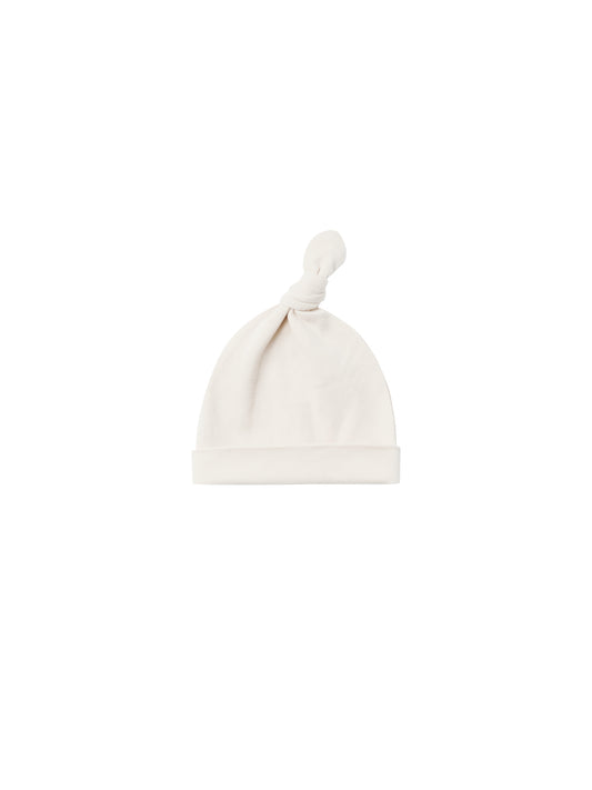 Quincy Mae Knotted Baby Hat Ivory