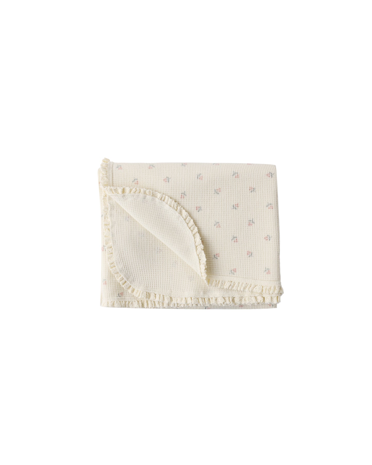 Quincy Mae Waffle Baby Blanket Mauve Disty