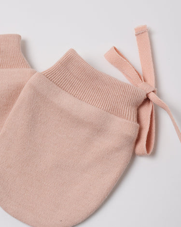 Quincy Mae No Scratch Mittens, set of 2 | Floral Vine + Dusty Rose