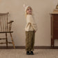 Rylee + Cru Barrel Pant Embroidered Daisies Olive