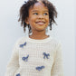 Rylee & Cru Crochet Knit Pullover Bows