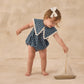 Rylee & Cru Porter Romper Ditsy