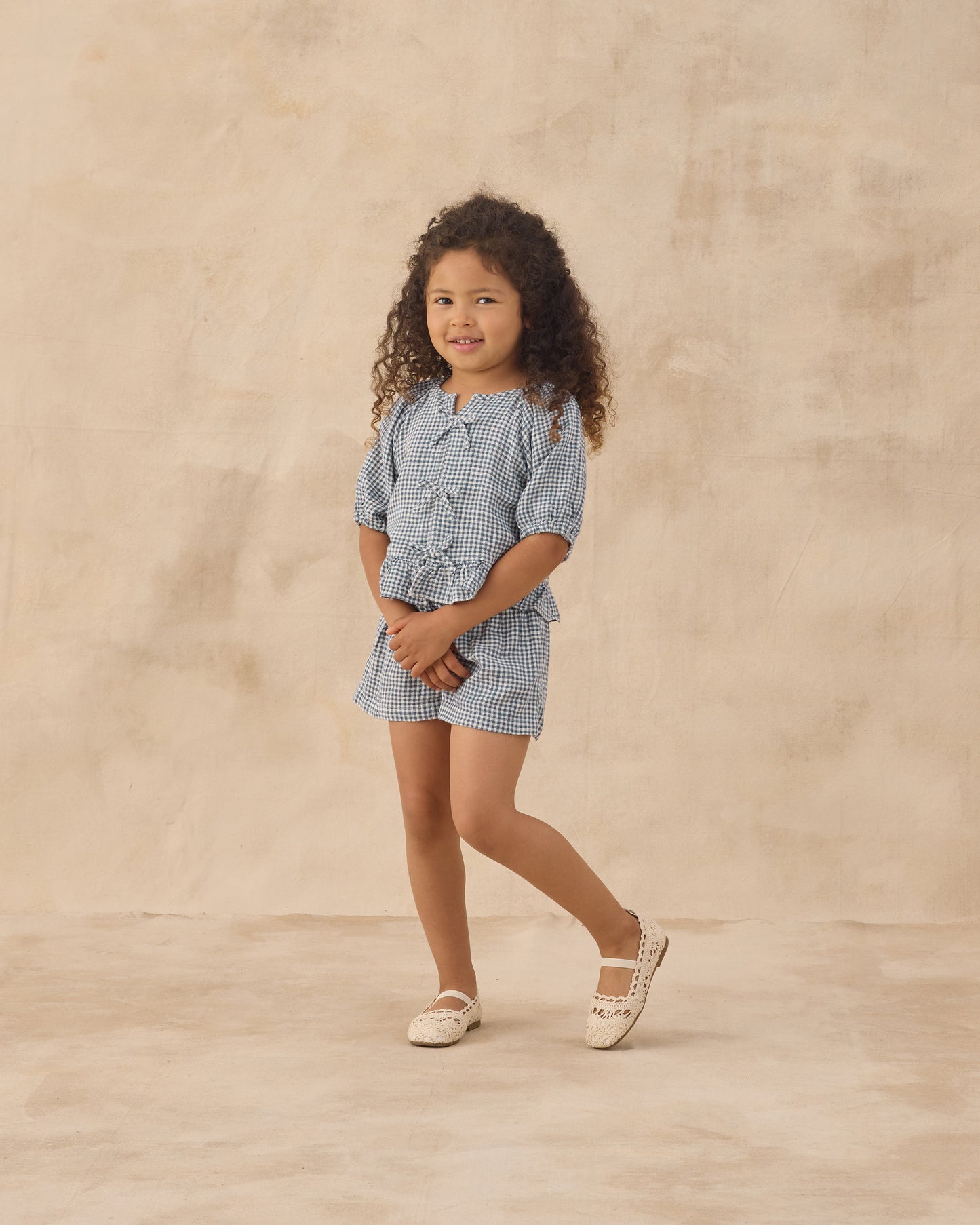 Rylee & Cru Juniper Set Marine Gingham