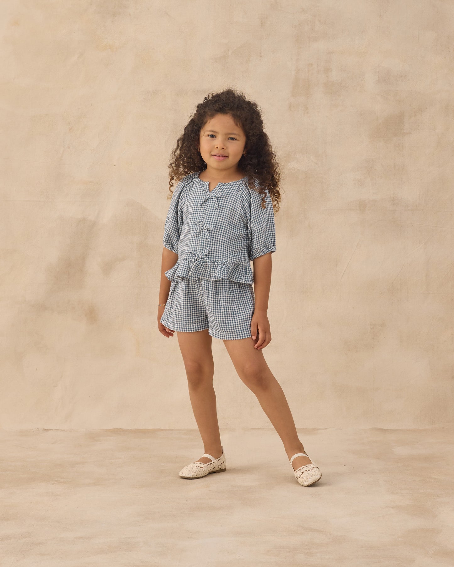 Rylee & Cru Juniper Set Marine Gingham
