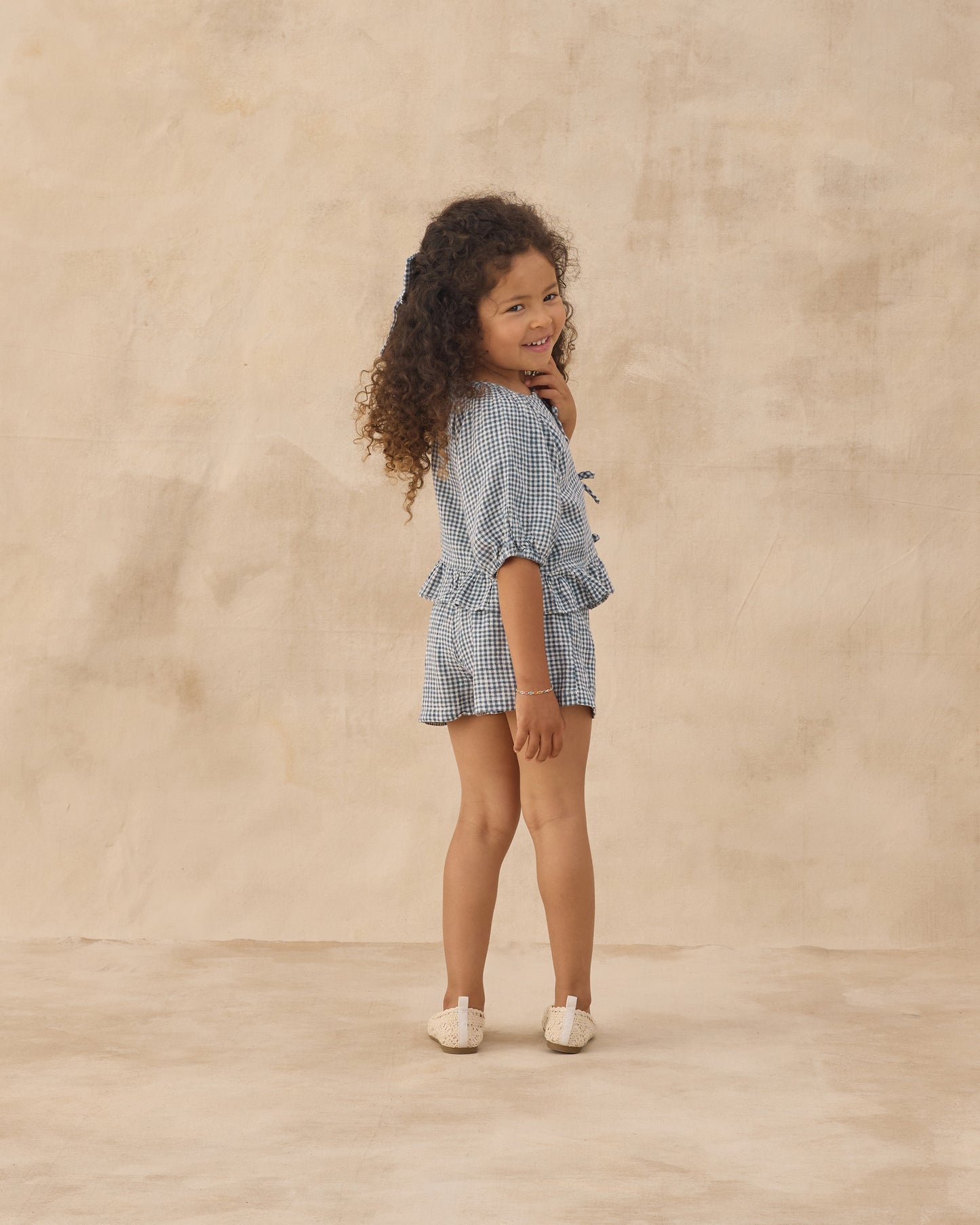 Rylee & Cru Juniper Set Marine Gingham