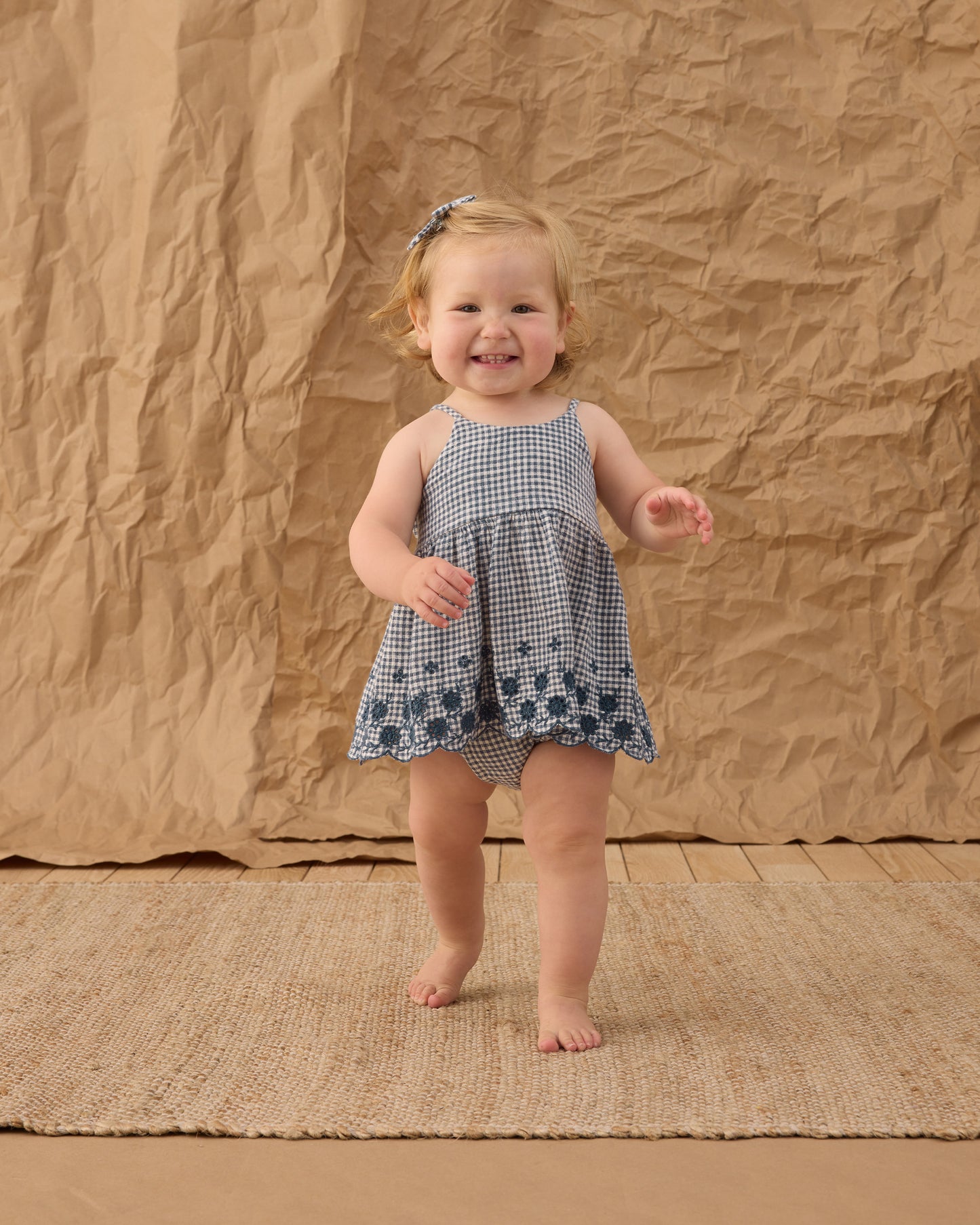 Rylee & Cru Zenni Set Marine Gingham