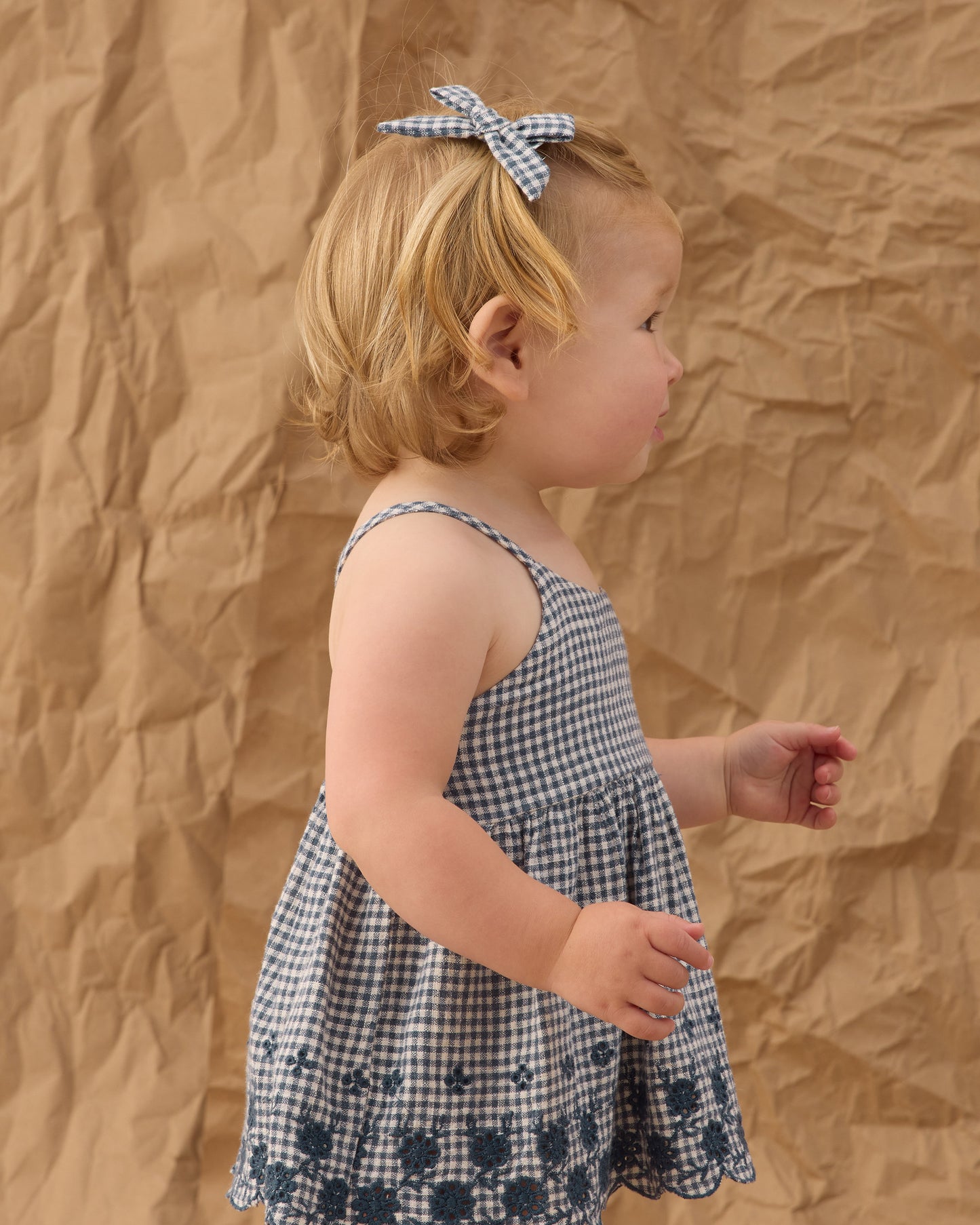 Rylee & Cru Zenni Set Marine Gingham