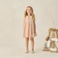 Rylee + Cru Collared Babydoll Dress Cherry Check