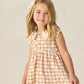 Rylee + Cru Collared Babydoll Dress Cherry Check