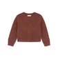 Rylee + Cru Scallop Cardigan Brick