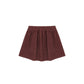 Rylee + Cru Button Front Mini Skirt | Burgundy *Pre-Order*