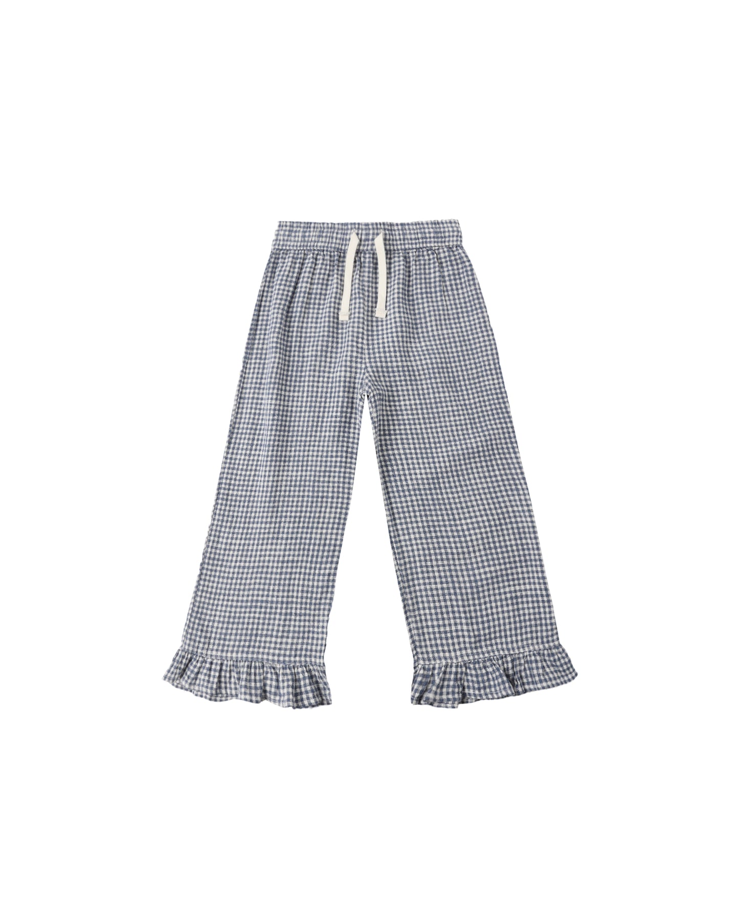 Rylee & Cru Wide Leg Pant Marine Gingham