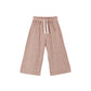 Rylee + Cru Wide Leg Pant Brick Check