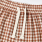 Rylee + Cru Wide Leg Pant Brick Check