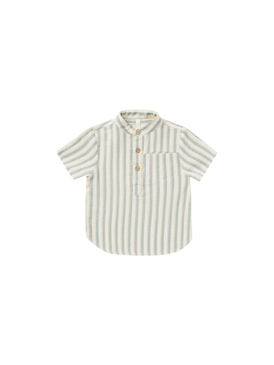 Rylee & Cru Mason Shirt Ocean Stripe