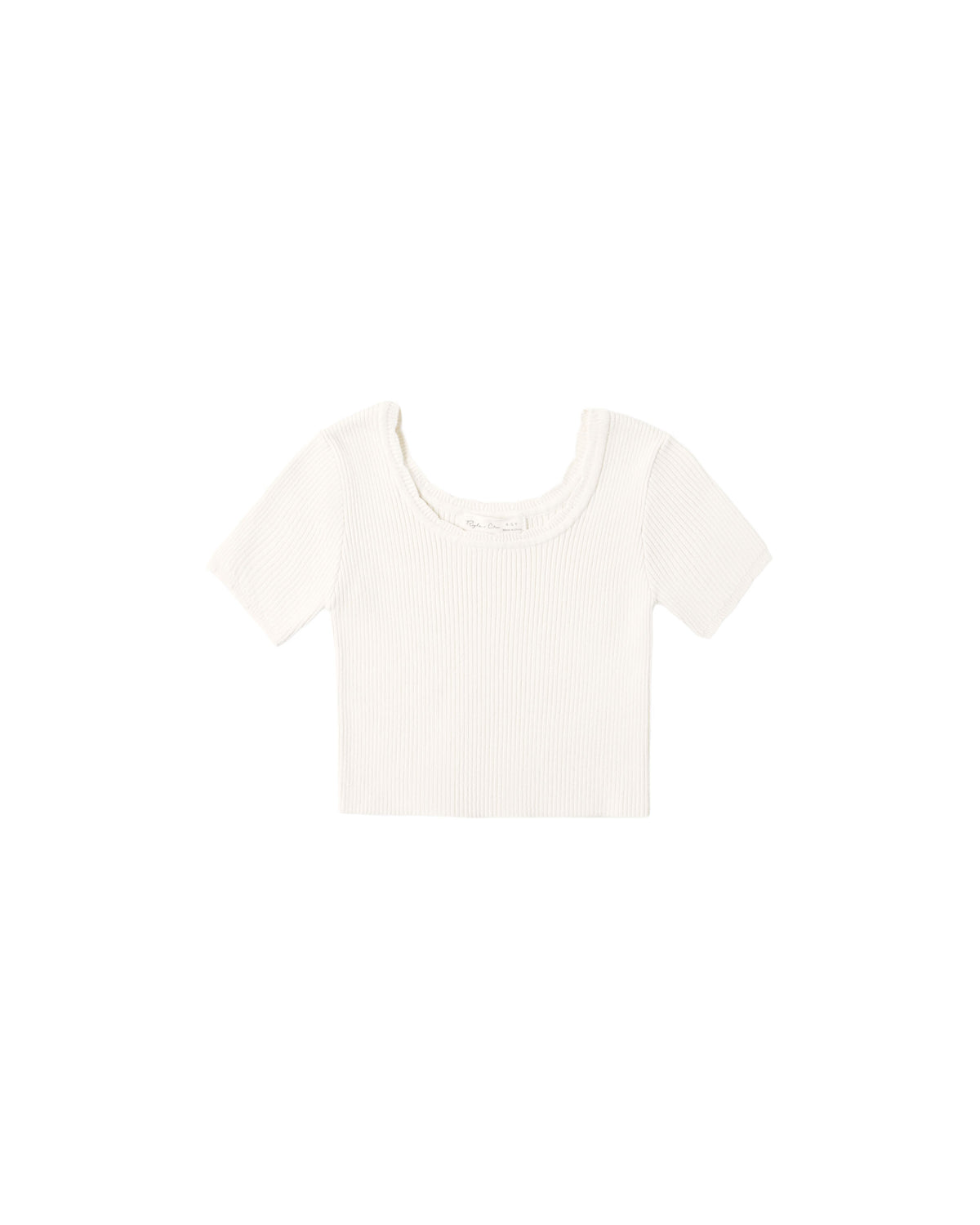 Rylee + Cru Scallop Tee Natural