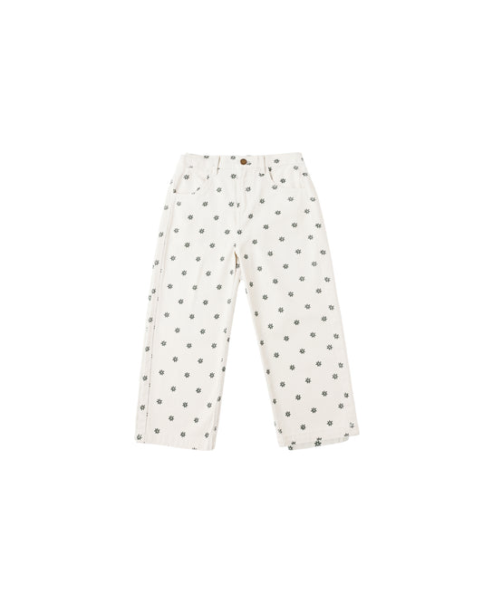 Rylee + Cru Straight Leg Pant Mini Daisy