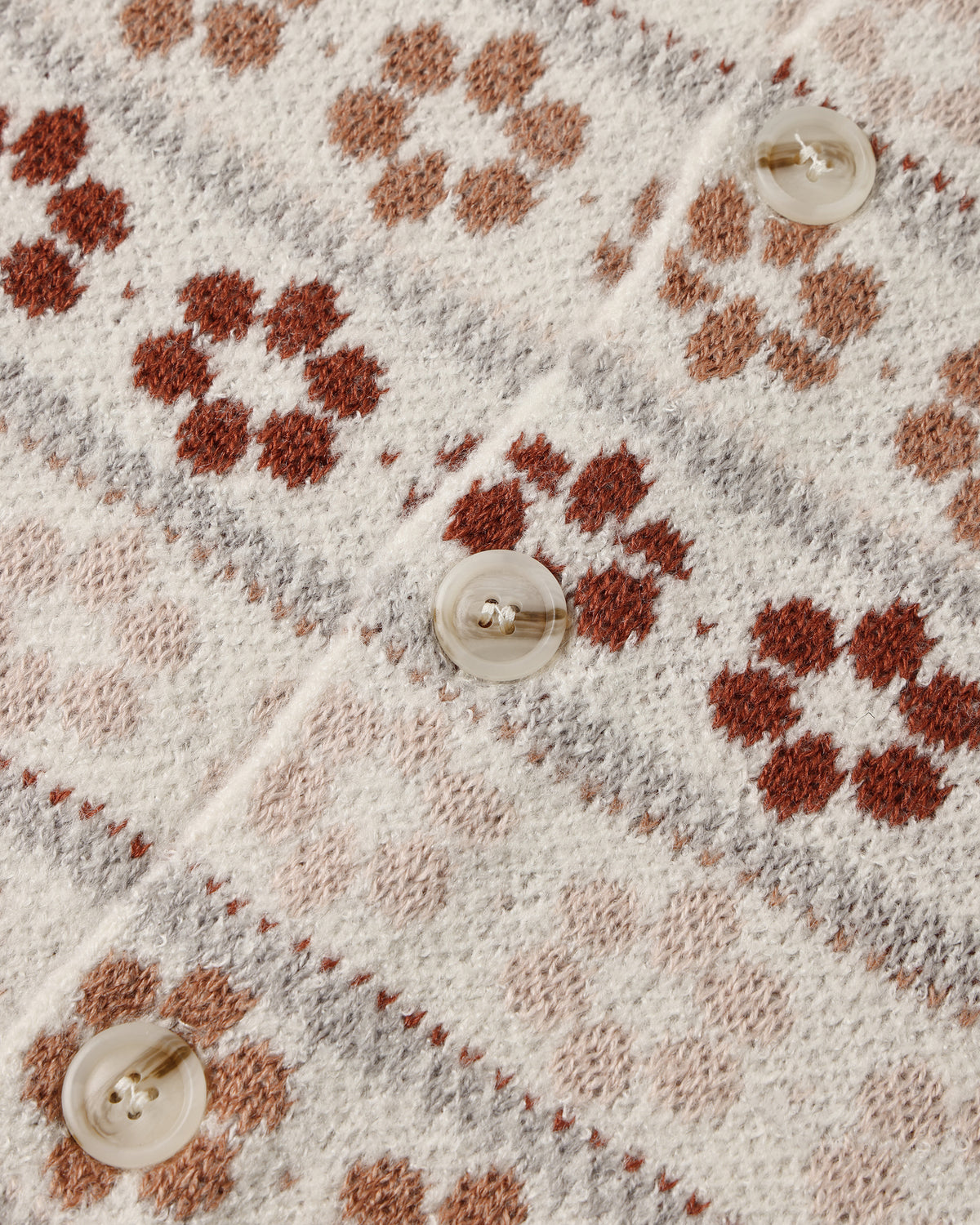 Rylee + Cru Cheyenne Cardigan Flower Fair Isle