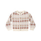 Rylee + Cru Cheyenne Cardigan Flower Fair Isle