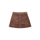 Rylee + Cru Denver Mini Skirt Mulberry