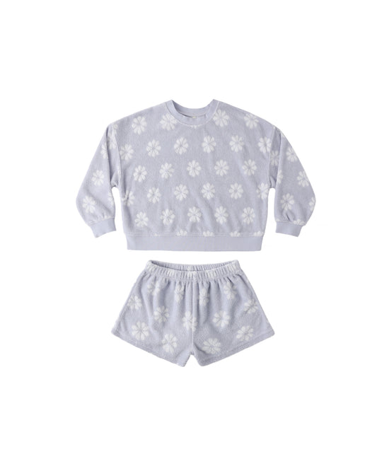 Rylee + Cru Karli Set Periwinkle Daisy