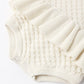 Rylee & Cru Crochet Ruffle Romper Natural