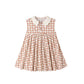 Rylee + Cru Collared Babydoll Dress Cherry Check