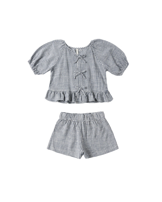 Rylee & Cru Juniper Set Marine Gingham