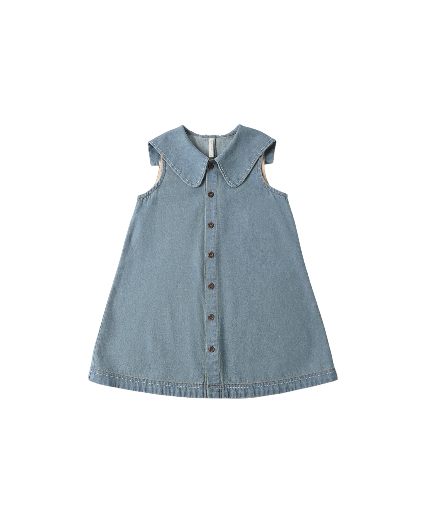 Rylee & Cru Adria Dress Washed Blue
