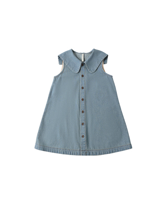 Rylee & Cru  Adria Dress Washed Blue