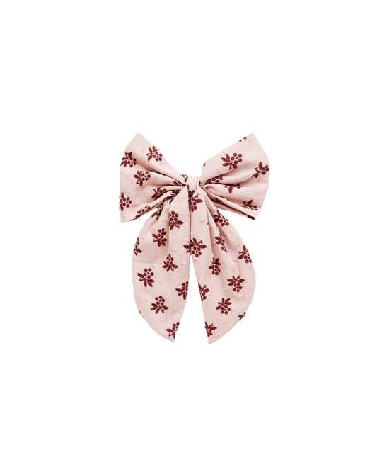 Rylee + Cru Oversized Bow | Blush Fleur *Pre-Order*