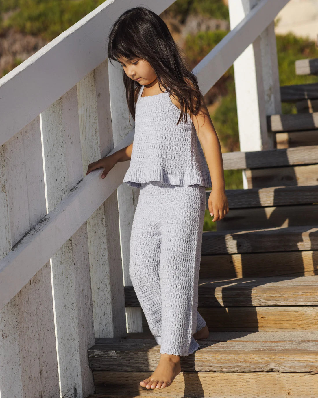 Rylee + Cru Mari Knit Set Periwinkle