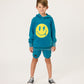 Radicool Petrol Acid Wash Shorts