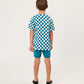 Radicool Petrol Acid Wash Shorts