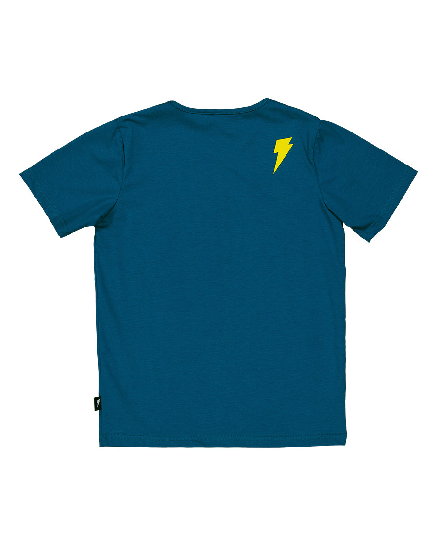 Radicool Smiley Bolt Tee Petrol