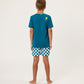 Radicool Smiley Bolt Tee Petrol