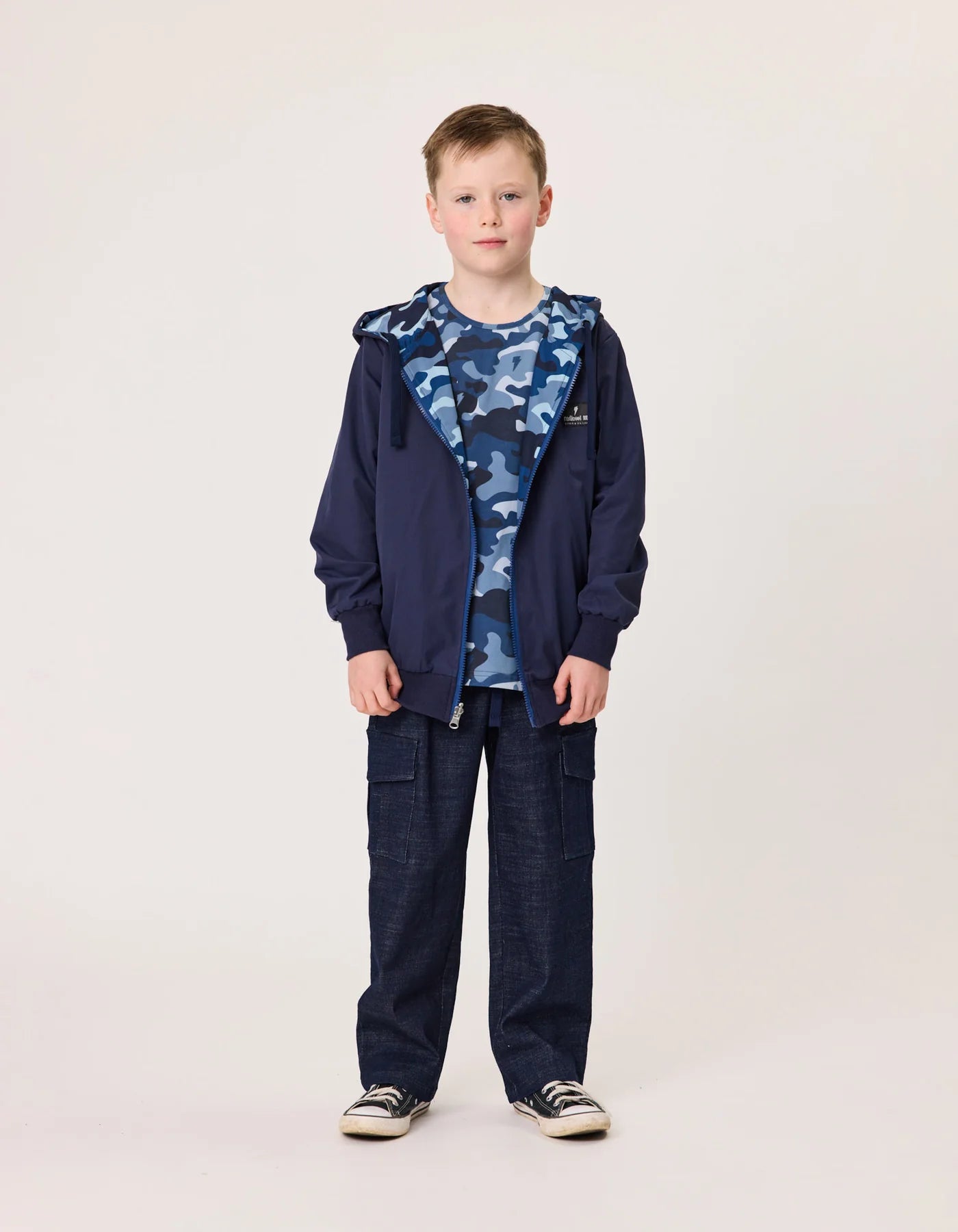 Radicool Blue Camo Reversible Jacket