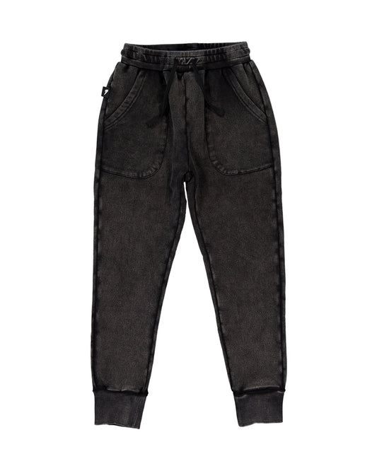 Radicool Relaxed Pant Acid Wash Black