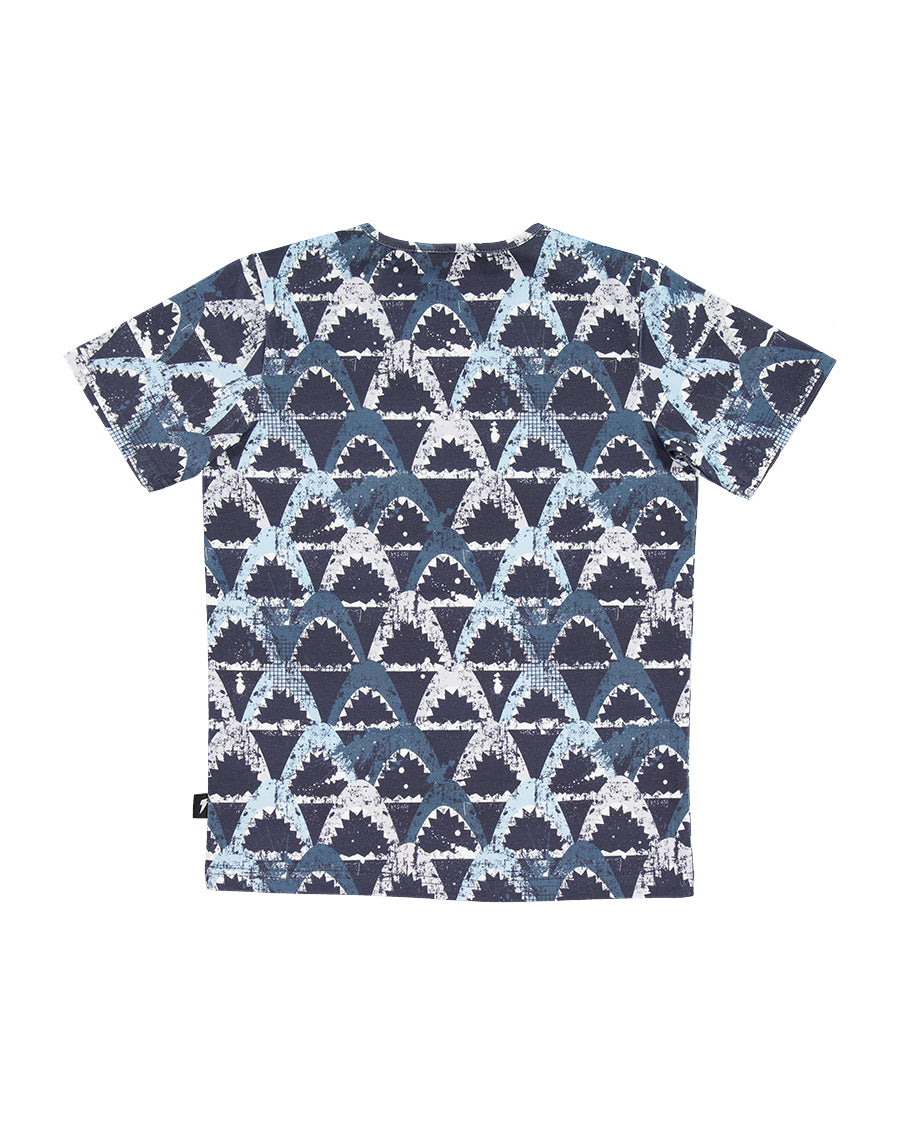 Radicool Kids Sharks Short Sleeve Tee