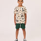 Radicool Kids Skater Cargo Short in Green