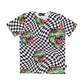 Radicool Kids T-Rex Twisted Chequer Short Sleeve Tee
