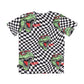 Radicool Kids T-Rex Twisted Chequer Short Sleeve Tee