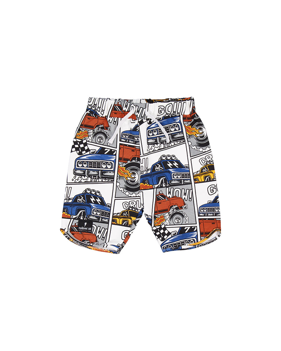 Radicool Kids Monster Trucks Short
