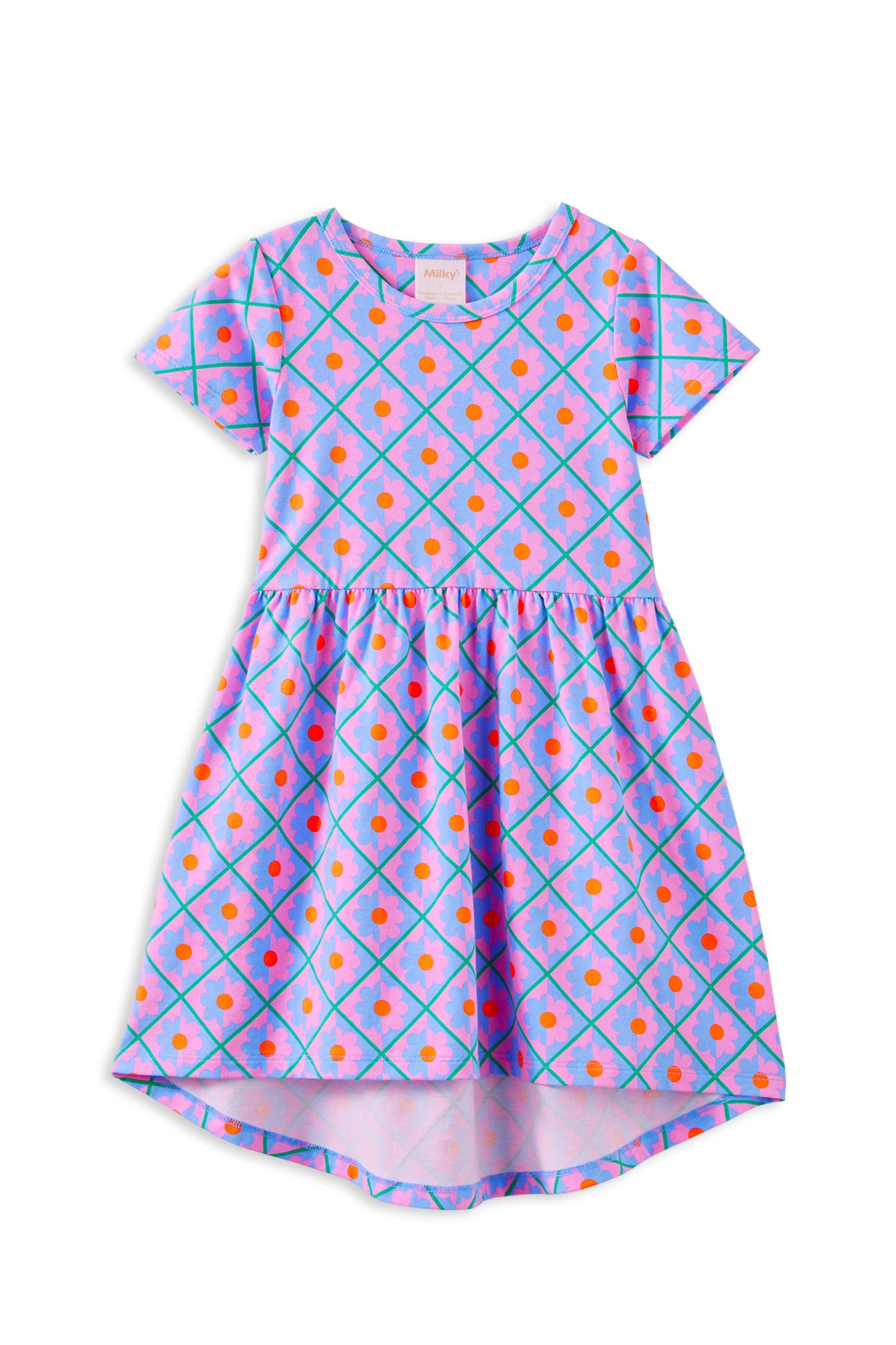 Milky Retro Pop Dress