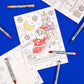Colour Your Own Christmas Cards & Santa Letters